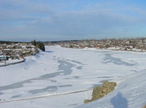 Река Тура в районе  г. Верхотурье. Фото  Мартюгиной В.С.